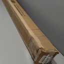 4ft Tall (1 Unit) No Dig WamBam Finishing Post with Steel Pipe Anchor Kit, Permanent White Vinyl Post for Nantucket, Sturbridge, and Westport Fence and Gate Kits, BL19042