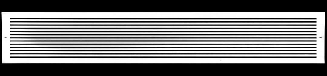 HVAC Premium 30'' X 6" Aluminum Return Grille - Easy Air Flow - Linear Bar Grilles [Outer Dimensions: 31.875'' w X 7.875'' h]
