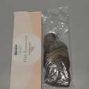 SARLA Invisible Wire Hair Extensions with 3 Clips Short Synthetic Wavy Curly Hairpiece Adjustable Transparent Headband for Women 12 Inch Ash Medium Brown/Ash Blonde Highlights