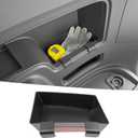 Trunk Organizer Fits for 2010-2024 Toyota 4Runner 5-Seat 2nd Row Trunk Storage Box No-Drill Compatible with 4Runner Accessories (Right Hanging)