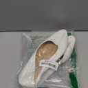 Women's Ballet Flat Slip On Flats - Classic Casual Dress Shoes, Foldable Portable Travel Ballet Walking Shoes (9, White)