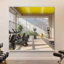 Home Gym Mirror - 48x24 Inch, 2PCS Frameless Tempered Glass Full Body Mirror for Wall Mount - Ideal for Yoga, Workout, Bedroom, Dance Studio (Silver)