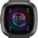 Fitbit Sense 2 Advanced Health and Fitness Smartwatch with Tools to Manage Stress and Sleep, ECG App, SpO2, 24/7 Heart Rate and GPS, Shadow Grey/Graphite, One Size (S & L Bands Included)