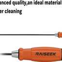 Raiseek Gun Cleaning Rod 1 Piece Carbon Fiber 36 Inch, Pistol Rifle Cleaning Rod (Choose Your Caliber Sizes)
