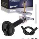 Fuel Valve Petcock Fit for Honda Recon 250 1997-2024/Rancher 350 2000-2006/Rancher 400 420/Foreman 400 450 500/Foreman Rubicon 500 with Lever Screw