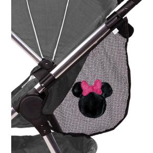 J.L. Childress Disney Baby Side Sling Stroller Cargo Net, Stroller Organizer & Storage, Minnie Mouse