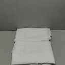 YoungsTex 72 Inch Length White Linen Curtains for Living Room 2 Panels, Rod Pocket Back Tab Semi Sheer Drapes for Light Filtering Window Treatments for Bedroom Dining, 52 X 72 Inch