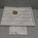 Large Stone Dish Drying Mat for Kitchen Counter,Quick Dry Stone Dishes Mats,Marbled Water Absorbing Diatomaceous Earth Drying Pad for Countertop Bottles Utensils Cups(Yellow White 24"x16"&8"x4")