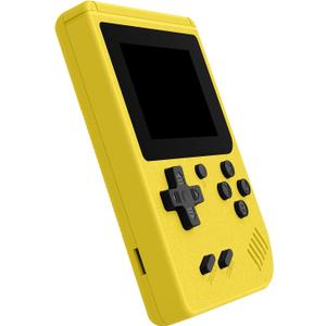 Retro Handheld Games Console, Built-in 400 Video Games, Portable Video Gaming Player with 3.0 Inch IPS Screen (Yellow)