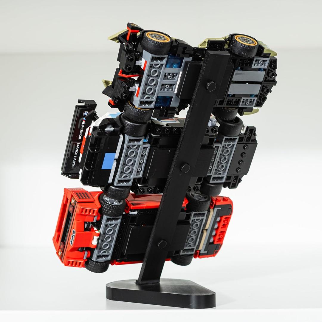 Brickify Shelf Display Riser Compatible With LEGO Speed Champions  Cars NOT Included  Display Your Collection  Space Saving Display Solution (Starter Pack)