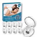 UGOOOSI 8 Pack Anti Snoring Devices, Silicone Magnetic Comfortable Snore Stopper, Snoring Solution for Men and Women, Individually Packaged, Reusable