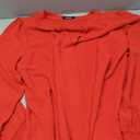 Okiwam Womens Long Sleeve Tops V Neck Shirts Dressy Casual Blouses Business Work Clothes 2026 Fall Fashion Outfits (Large, Red)