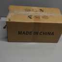 YHCDLAMP Battery Operated Wall Sconce Light with Remote Control, Dimmable Wall Sconce Set of 2 with White Fabric Shade, Wireless Battery Operated Wall Lamp for Bedroom Living Room, Bulb Included (Black-19.29inch)