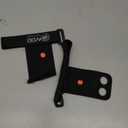 WOD Nation Barbell Gymnastics Grips Perfect for Pull-up Training, Kettlebells. Hand Grips for Cross Training, Weight Lifting, and Cross Training - Grips for Men and Women - Tactical Grips (Small, Black (Round Finger Hole))