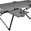 Coleman Pack-Away Big n Tall Camping Cot with Removable Side Table, Extra Wide Cot Fits Adults up to 6ft 6in or 300lbs, Carry Bag Included