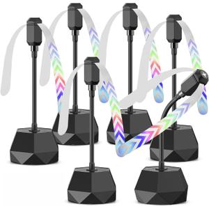 Fly Fans for Tables, Fly Repellent Fan with Adjustable MultiDirectional Head (360) Quiet Bug Fans with Soft Blades, Picnic Food Fans to Keep Flies Away, Flies Fan for Outdoor Dining Patio