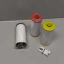 Aquasana Replacement Filter Cartridges | Fit Claryum 3-Stage Under Sink Water Filter | WQA Certified to Reduce Up to 99.99% of PFAS, Microplastics, Lead & Chlorine | AQ-5300R | AQ-C3-R