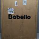 BABELIO Safety Gate Door Fits for Stairs, Narrow and Wide Doorways with Auto Close, Easy Install, No Drilling, Pressure Mounted for Baby, Child, Pets, Dog/Puppy, 26''-40'', White