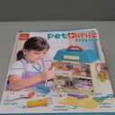 Lehoo Castle Veterinarian Playset for Kids, Pet Vet Toys Doctor Kit for Toddlers 3-5, Critter Clinic Toy with Keys, Pet Care Playset Hospital, Pretend Play Toy for Toddlers 1-3