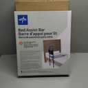 Medline Bed Assist Bar with Storage Pocket, Height Adjustable Bed Rail for Elderly Adults, Assistance for Getting In and Out of Bed at Home