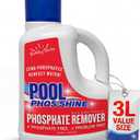 Phosphate Remover Pool Chemicals, 3 L, Pool Phosphate Remover, Swimming Pool Chemicals, Easy Cap Measure, ppb Dosing Guide, BubbyShine