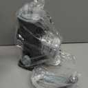 KEOUKE Rotary Cheese Grater Hand Crank Transparent - Shredder Slicer Grinder 3 Stainless Steel Blades, Stable Suction, Labor-Saving Handle, Safe Kitchen Tool for Cheese, Vegetable, Nuts, Chocolate (3 IN 1, Grey Blue SP)