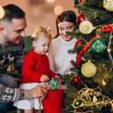 Christmas Tree Decoration Ball Set - 20 Pieces of shatterproof Multi-Colored Christmas Tree Decorations, 2.36 inches Hanging Balls, Festive Party use (Golden+Green)