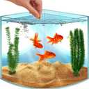 Skywin Corner Fish Tank, 1.71 Gallon Acrylic Fish Tank, Corner Aquarium for Real Life Fish, Aquarium for Small Fish, Aquariums & Fish Bowls