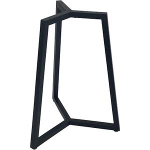 Round Metal Coffee Table Legs,28 Inch Black Iron Dining Table Base Only,Large Circle End Table Legs