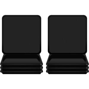 Ezprotekt Furniture Sliders for Carpet, 8 Pack 5" Furniture Movers Sliders, Heavy Duty Reusable Carpet Sliders, Furniture Glides for Sofa Bed Couch Fridge, Move Your Item Easy & Safely (Black)