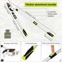 YRTSH Loppers for Tree Trimming Heavy Duty Branch Cutter with Compound Action, Effortless Tree Pruner Extendable 28-41" Loppers for Gardening, Long Handle Pruning Shears with 2" Clean Cut Capacity