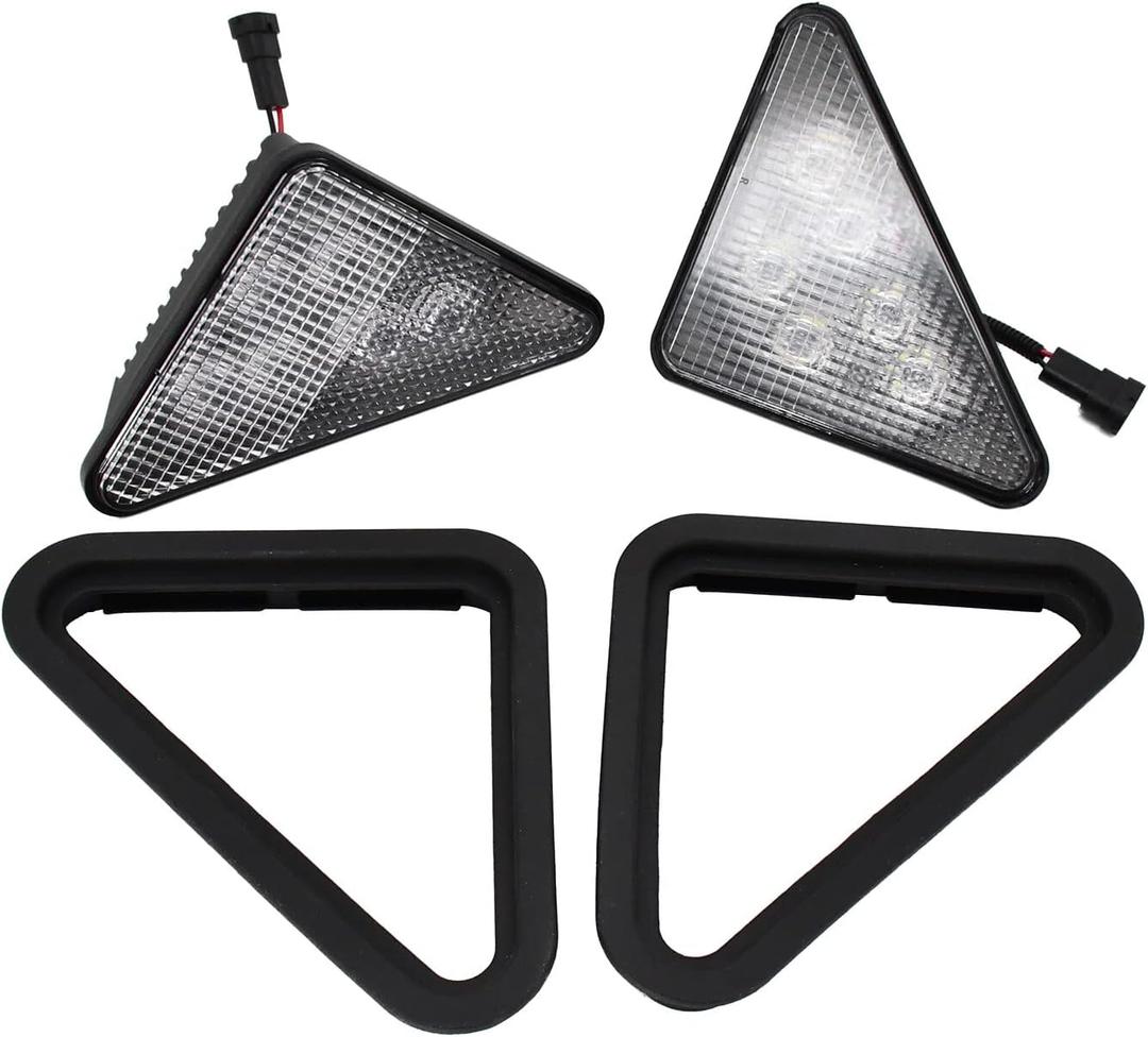 New 7259523 Led Headlight Kit 7259524 12V 24W Compatible with Bobcat Loaders 553 751 753 A220 A300 A770 T110 T140 T180 T190 S100 S130 S150 S160 S175 Replace 7259524 7259523