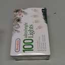 PREXTEX 100 Count Clear Christmas Lights - 20 ft Ultra Bright String Lights with Green Wire for Indoor and Outdoor Use, Christmas Trees, Holidays, Patios and Garden