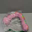 Baby Toys 0-6-12 Months,Infant Musical Stuffed Animals Activity Toys with Muti-Sensory Crinkle,Rattles,Baby Girl Toys Gifts for Newborn Tummy Time,Caterpillar,Pink