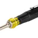 Klein Tools 32600P Mini Precision Screwdriver with Pocket Clip, 13-in-1 Magnetic All-Purpose Driver with Nut Drivers, Phillips, Slotted, and TORX Tips