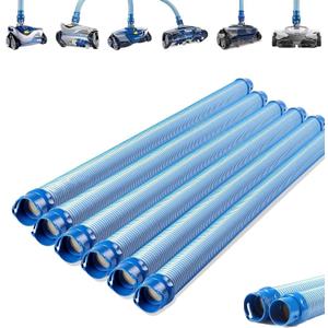 Pool Cleaner Hose for X7 T3 T5 MX6 MX8,R0527700 Pool Vacuum Twist Lock Hose Replacement Parts,Swimming Pool Vacuum Hose Replacement Kit,Single length 39 inches,Easy Install Easy to Use (6PCS)