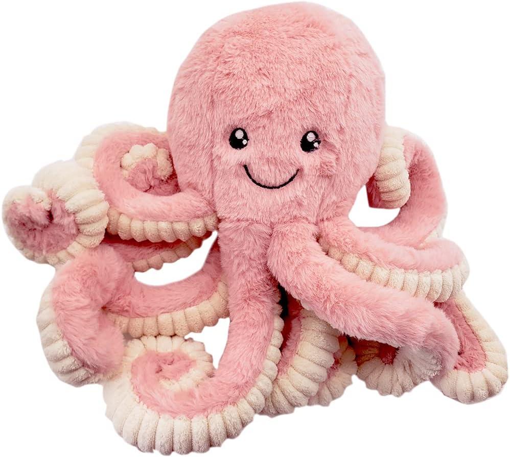 My Super Star Octopus Stuffed Animals Plush Toys for Kids Girls Boys Friends Family Birthday Xmas Gift Present Sea Critters (Pink, Medium (15.7''))