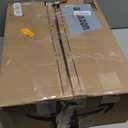 Yimi's Dream Woven Basket with Lid, Decorative Rope Storage Baskets for Organizing, medium Baskets for Baby, Kids, Toys, Blanket, Woven Baskets for Storage (White & Blacksuture, 12D x 13.5H inch)