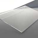 24inch Long, Floating Shelf, Clear Acrylic, Customizable! (8" deep)