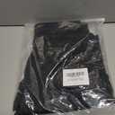 Women's High Waist Capri Leggings with Pockets Tummy Control Cropped Yoga Pants for Summer Fitness Workout Athletic (Black, L)