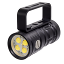 Powerful diving light 11000 lumens for underwater taking videos