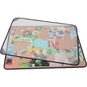 Tektalk Jigsaw Puzzle Board with Puzzle Dustproof Cover Up to 1500 Pieces (Khaki)