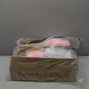 Set of 2 Wedding Arch Cover 2-Sided Round Top Spandex Fitted Arch Backdrop Cover for Birthday Party Baby Shower Wedding Arch Stand Deco (7.2FT, 6FT, Pink）