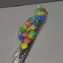 6 Pcs 15" x 2" Magnetic Display Board Souvenir Bulletin Board Strip Set with 48 Pcs Colorful Magnet for Office Home Wall Display Notes, Photos(Black)