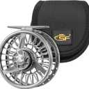 SF Premium SF005 Fly Fishing Reel Aircraft-Grade Aluminum 3/4/5, 5/6/7, 7/8/9 WT Dust-Proof Sealed Drag Free Reel Case Perfect for Trout & Bass