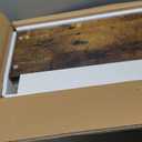 IBUYKE Slim Storage Cart 5.9" W, Rolling Organizer Trolley for Small Spaces, 4-Tier Laundry Cart with Handle, Slide Out Utility Cart for Kitchen, Living Room, Laundry,Narrow Places,White WST005W