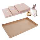 LWYMX Disposable Guinea Pig Cage Liners, 48" x24 Large Liner Bag for Guinea Pig Cage Bottom, Water-Resistant Kraft Paper
