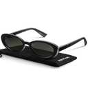 miyya Trendy Polarized Sunglasses Women, Oval Sunglasses for Women Men, Retro Sun Glasses for Women 2024, UV Protection