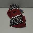 IECOii Large Dog Sweater for Male Dogs, XL Boy Dog Sweater Pullover Knitwear for Winter, Fair Isle Pattern for Holiday Sweaters, Stretchy Mid-Neck Knitted Clothes for Outdoor Adventures,DarkRed,XLarge (X-Large(Chest:24.4 in/62 cm))