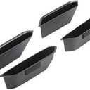 Fit for Ford Bronco 2021 2022,Door Handle Storage Organizer,Door Handle Armrest Insert Tray Box,Door Side Organiser Tray (Black)